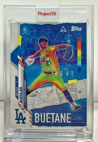 2021 Topps PROJECT 70 card #67 - 2020 Walker Buehler by The Shoe Surgeon SP/2576