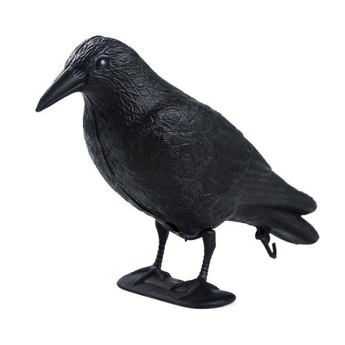 Plastic Simulation Crows Garden Deco Statue Hunting Protect Bait Decor X2B7 G8Q7 - Picture 2 of 12