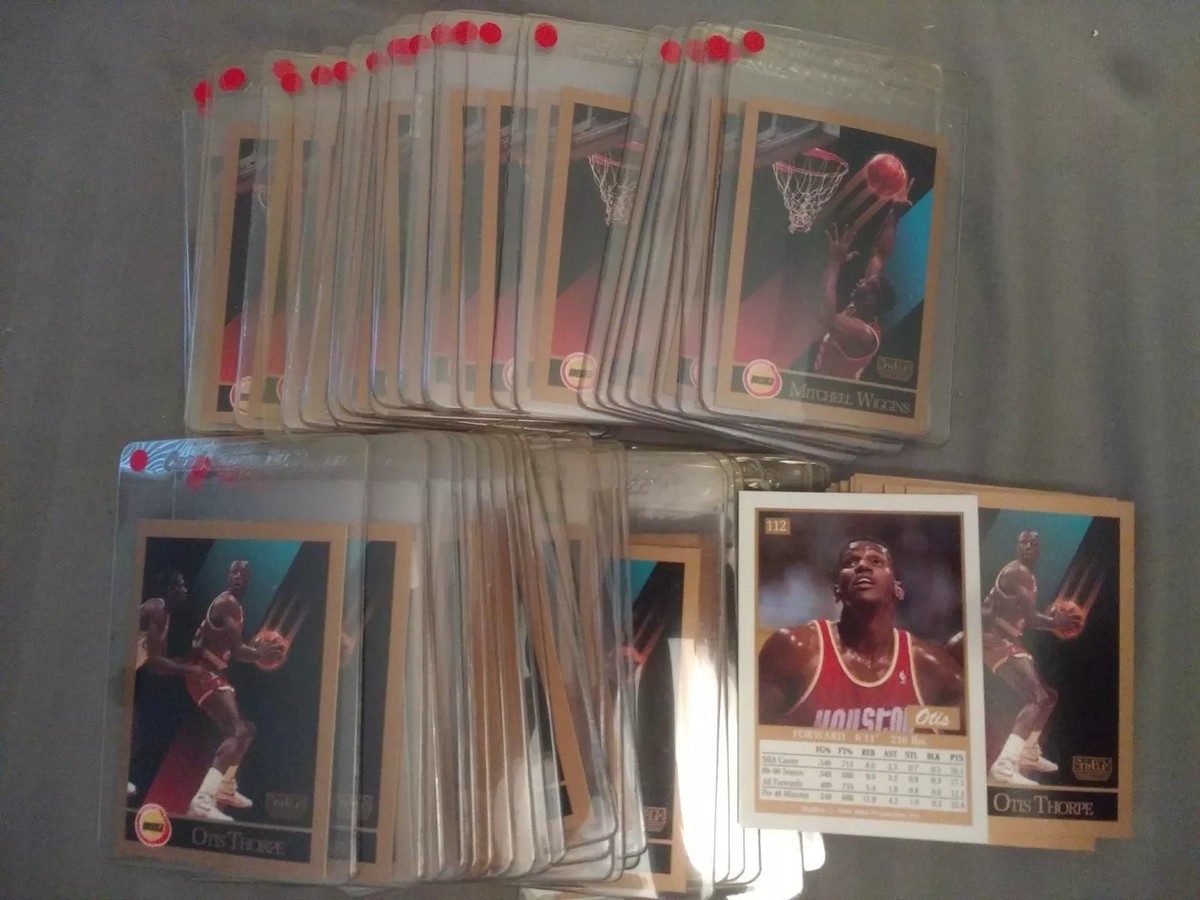 1990 Skybox RARE REVERSED ERROR/Otis Thorpe #112 & Mitchell