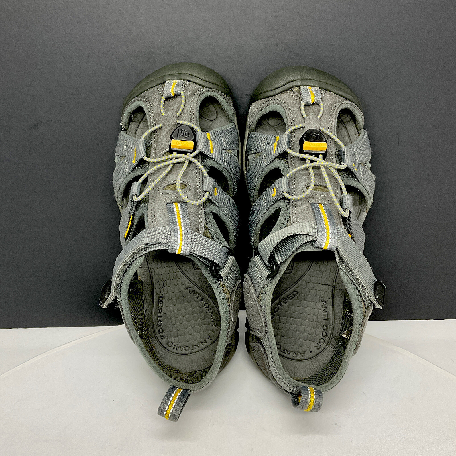 Sandali sportivi Keen Seacamp CNX giovani taglia 1 impermeabili scarpe da trekking acqua grigie