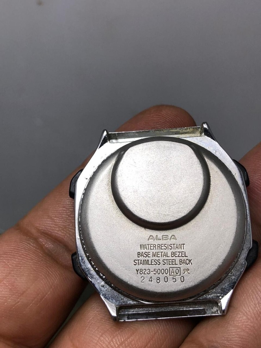 Vintage Seiko Alba Y823-5000 Speaking Alarm Digital Quartz
