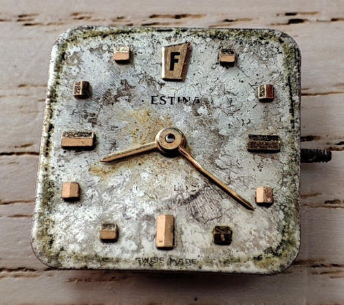 Mouvement de montre Cauny Felsa 722 - 19,6 mm - pour pièces et pièces