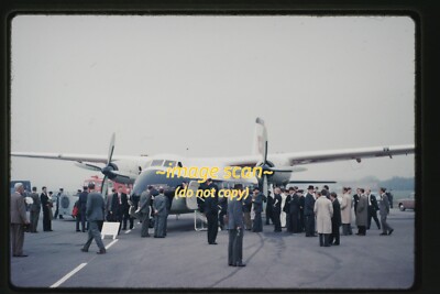 BEA British European Airways Aircraft at Farmborough UK in 1960, Orig Slide o7a
