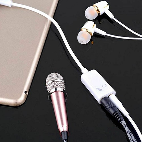 3,5 mm Audio Headset Mikrofon Y Splitter Kabel Adapter TRRS auf 2 TRS für Tab... - Bild 4 von 5