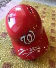 Victor Robles Signed Autograph Washington Nationals Full Size Helmet MLB DC 