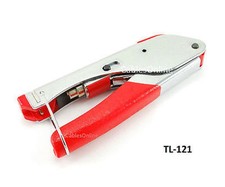 Universal Coax Compression Tool for Crimping RG59/ RG6 F-Connectors, TL-121