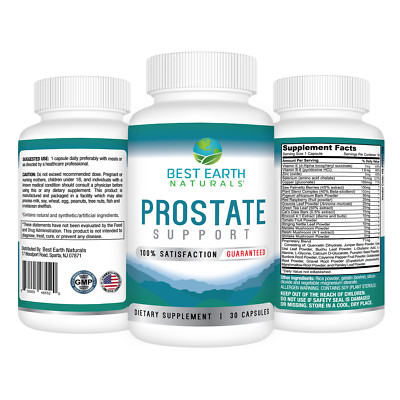 Prostate Support - For Frequent Urination - Herbal Formula - Best Earth Naturals