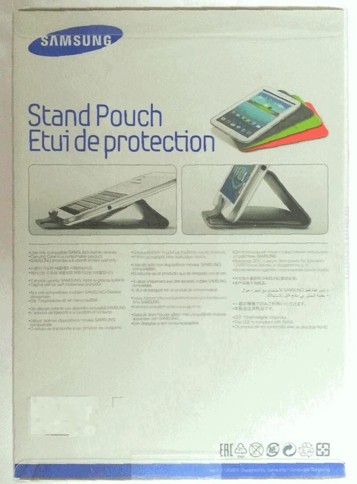 Samsung Galaxy Tab 3 Book Cover For Samsung Galaxy Tab 3 8.0 & Note 8.0 Pink - Image 2 of 3