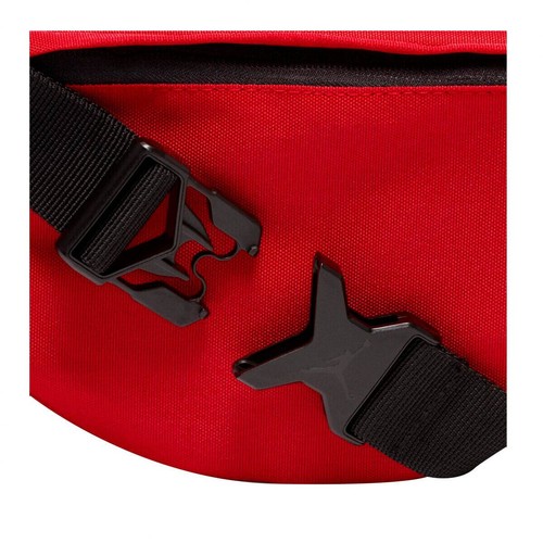 Nike Air Jordan Red Black Fanny Pack Hip Waist Belt Crossbody Bag 9B0533 R78 - Picture 8 of 8