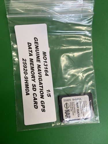 TARJETA SD MEMORIA DATOS GPS NAVEGACIÓN ORIGINAL 25920-9HM0A - Imagen 3 de 4