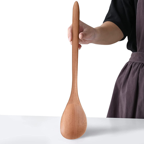 Giant Wooden Spoon for Cooking, Large Wood Scoop Utensil, 17-Inch Big Corner Spo - Picture 12 of 12