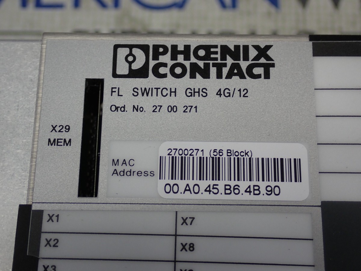 Endüstriyel Ethernet Switch Phoenix Contact FL SWITCH GHS 4G/12 - Göksu Endüstriyel Ethernet Switch Phoenix Contact FL SWITCH GHS 4G/12 - Göksu