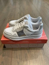 Easy Spirit Merci Women's Sneaker White Silver Size 7.5 M New