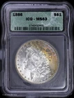 1886-P $1 Morgan Silver Dollar ICG MS 63 | Uncirculated UNC