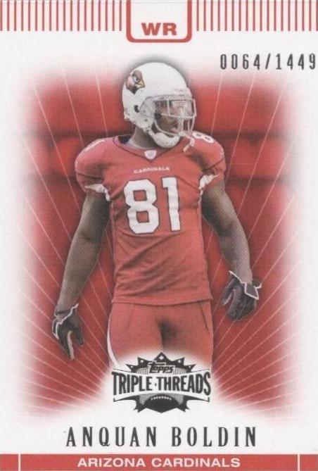 2007 Topps Triple Threads Anquan Boldin #64 - 1 of 2