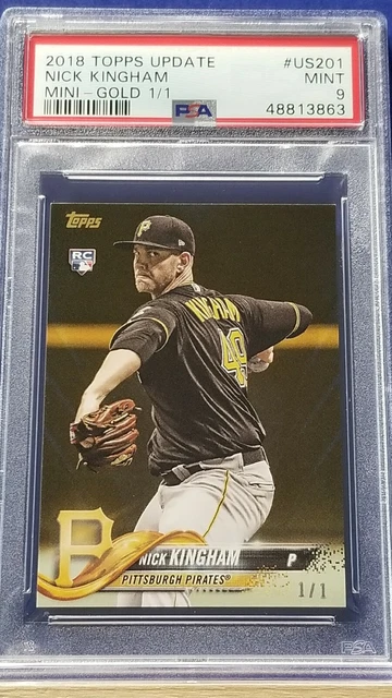 Nick Kingham - 2018 Topps On Demand Mini #US201 Gold Parallel PSA 9 #1/1