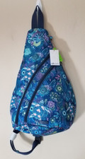 Sakroots On The Go Sling Backpack Bag Blue Sea Turtles NEW