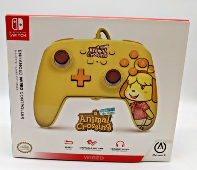 Animal Crossing Isabelle Power A Enhanced Wired Controller | Switch | CIB I NEW