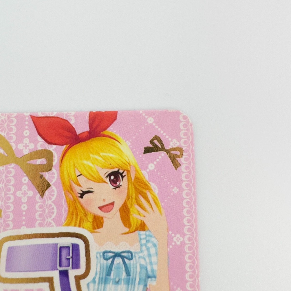 Aikatsu! Idol activities Card Lavender wedge sole 2014 BANDAI 02
