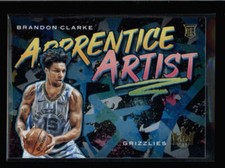 BRANDON CLARKE 2019/20 PANINI COURT KINGS #10 APPRENTICE ARTIST PARALLEL AZ4064