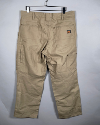 Timberland Pro Double Knee Canvas Work Pants Men's 38 x 30 Beige