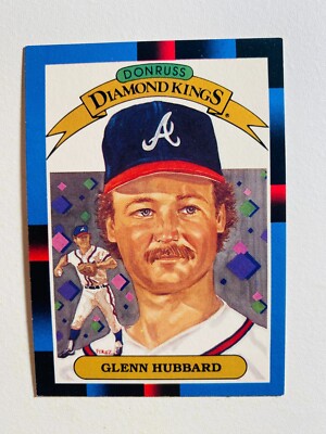 スポーツ選手 1988 BASEBALL CARD No.22 1988 DONRUSS DIAMOND KINGS #22 GLENN HUBBARD NM-MT MLB