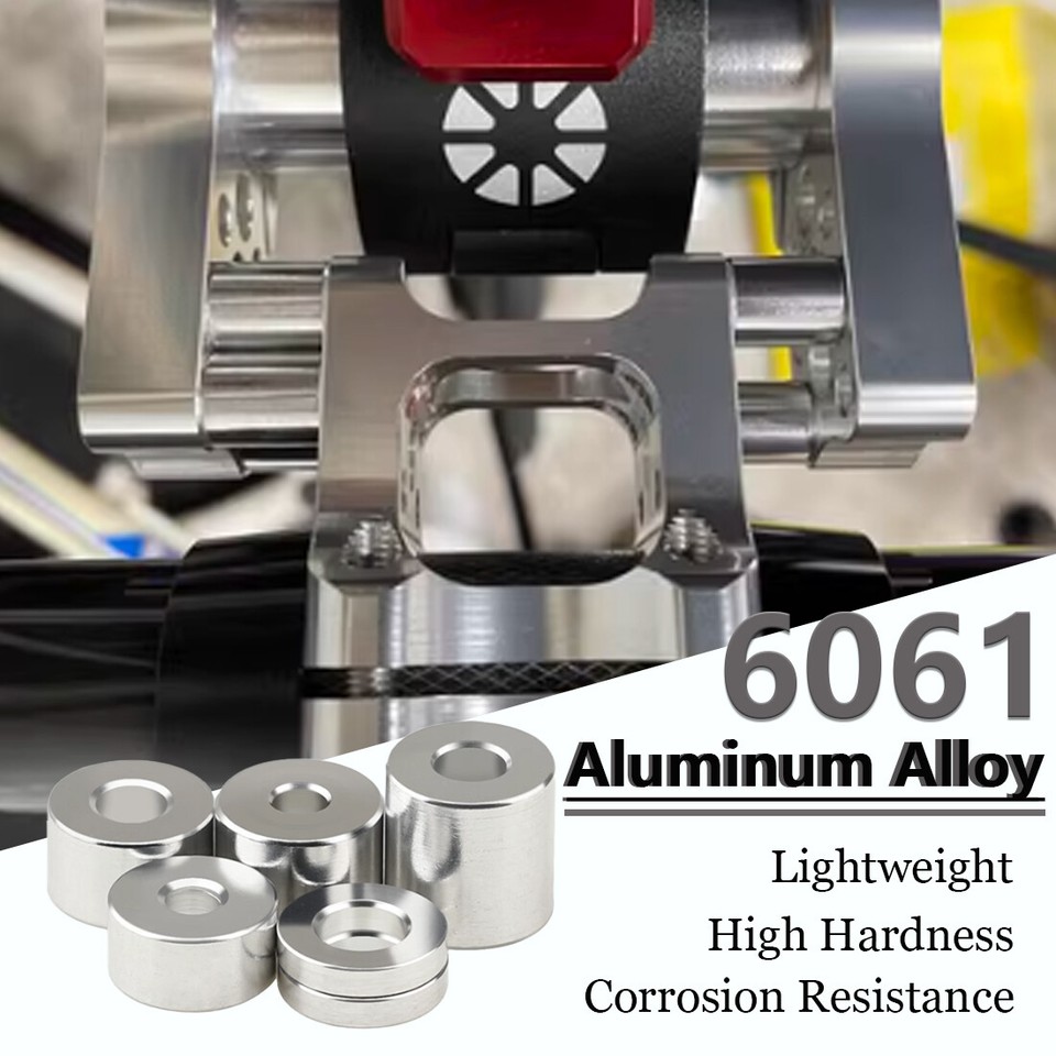 Alluminio Leggero Set Di Distanziatori In Alluminio - Diametro Esterno 28mm, Per Viti Metriche M10, M12, M14, M16, M18 Boccole Rotonde Diametro 28mm - Foto 5