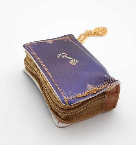 Magic Book Tome 2" Mini Reißverschluss Etui Geldbörse Lila Astrologie - Bild 2 von 2