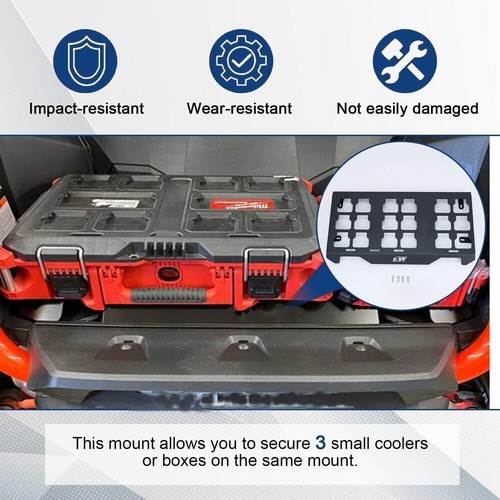 BESTERYUS Packout Mount For Honda Talon Cargo Bed - Large 1.5 Powder Coated - Picture 6 of 21