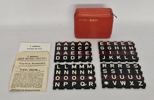 Typ Dom Spiel Kreuzworträtsel Bakelit Leder Etui Vollständig