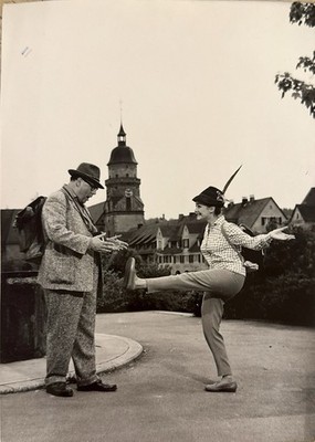 Heinz Erhardt Vintage 1960 Film Press Photo   Der letzte Fußgänger Germany