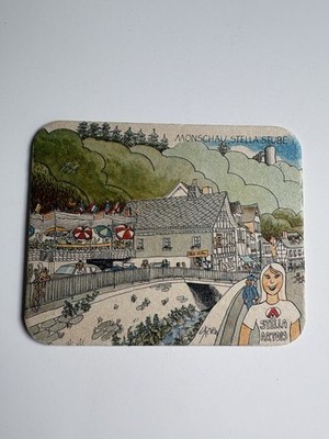 Alter Bierdeckel Stella Artois Monschau Stella Stube Künstler Steven