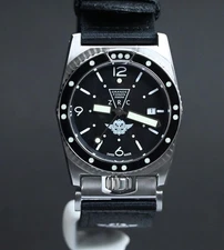 ZRC FRENCH ARMY COMBAT DIVERS 42 MM WATCH LIMITED ONLY 55 (MINT & FULL SET)