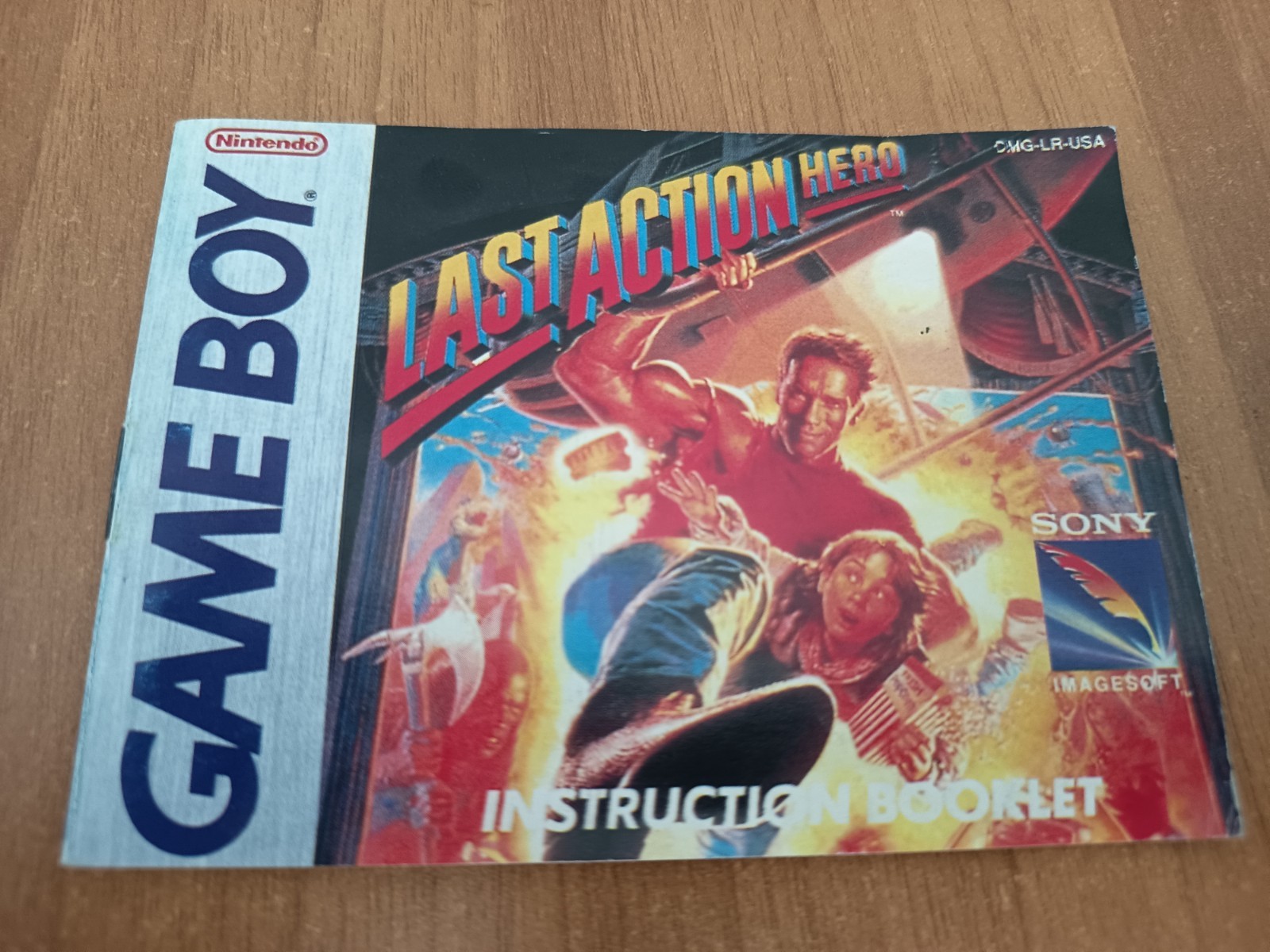 Last Action Hero Nintendo Game Boy Instruction Manual USA