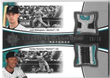 2006 Ultimate Collection 29/35 Josh Willingham Hanley Ramirez #UT-WR Patch