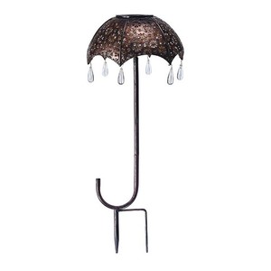 Lumière solaire Led Solar Yard Lumière imperméable Parapluie Forme Jardin Lampe de paysage