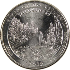 2019 P Frank Church River National Park Quarter BU Uncirculated Clad