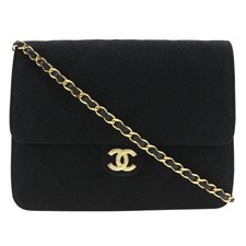 Bolso de hombro Chanel con cadena acolchado dorado negro con caja para mujer #NB1101