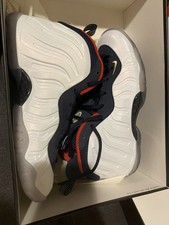Kids Nike Little Posite One GS White Blue Black Red 644791-403 Sneaker Trainer