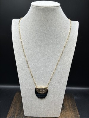Barse Pictograph Necklace- Blue Tiger s Eye -Bronze- NWT
