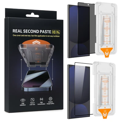 WIGENTO SnapFit Display Schutzglas für Samsung Galaxy Modelle Installationshilfe Premium