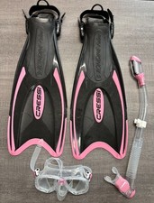 Cressi Rodine Palau Snorkel Set Pink - Size XS-S Lot 113 