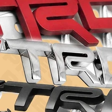 Front Grill Emblem Badge Decor w/trd For Tundra 4Runner Tacoma Accessories Screw