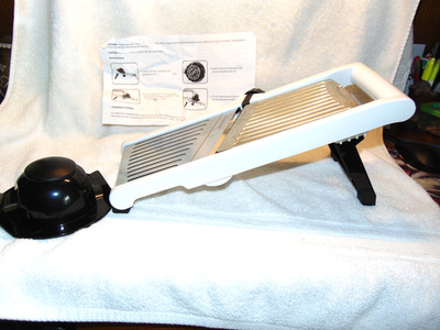 Crofton Black Mandoline Slicer Blades Attachment In the Original Box