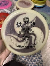 Discmania Iron Samurai 1 Glow MD3 Eagle McMahon Used No Ink