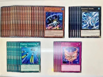 Yugioh Complete Competitive Shark Deck + Extra Deck **HOT** + Bonus