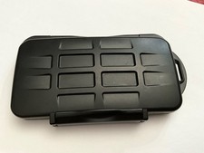 1pcs hard case black for storing CF Type I,II memory cards FOR Lexar,Sandisk CF