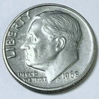 1968 Roosevelt Dime 10C Copper Circulated US Coin #5923