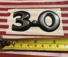 NEUF, ANCIEN STOCK AUTHENTIQUE JAGUAR 3.0 CHROME COFFRE BADGE TYPE S 3 LITRES 1999 sur