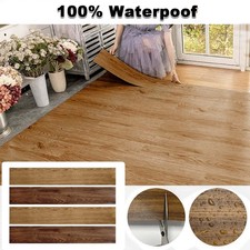36X 5m² Floor Planks Tiles Self Adhesive Wood Effect PVC Vinyl Flooring Plank UK